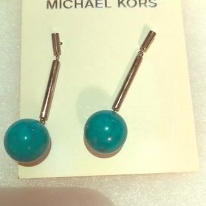 Michael Kors NWT Turquoise Dangle Earrings